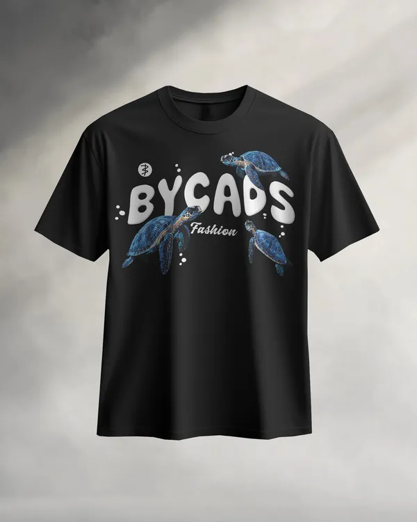 BYCADS_Turtle_Fashion_Oversized_T-Shirt_–_240_GSM_|_100%_Cotton