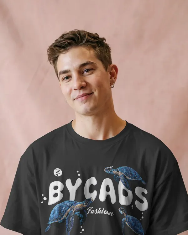 BYCADS_Turtle_Fashion_Oversized_T-Shirt_–_240_GSM_|_100%_Cotton