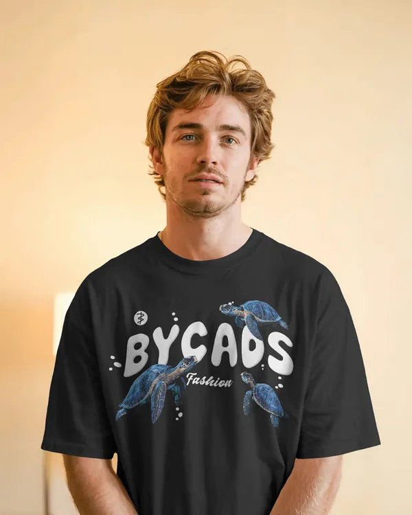 BYCADS_Turtle_Fashion_Oversized_T-Shirt_–_240_GSM_|_100%_Cotton
