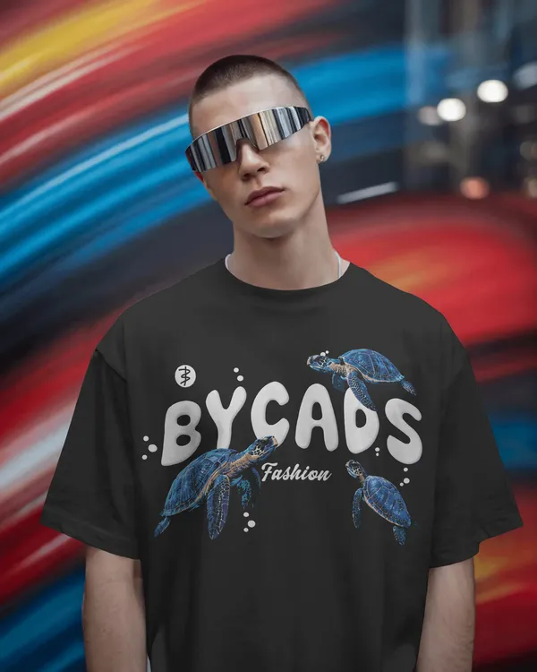 BYCADS_Turtle_Fashion_Oversized_T-Shirt_–_240_GSM_|_100%_Cotton
