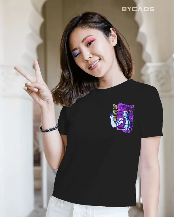 BYCADS_"Upper_Rank_Three"_Akaza_Anime_Graphic_Regular_Fit_T-Shirt