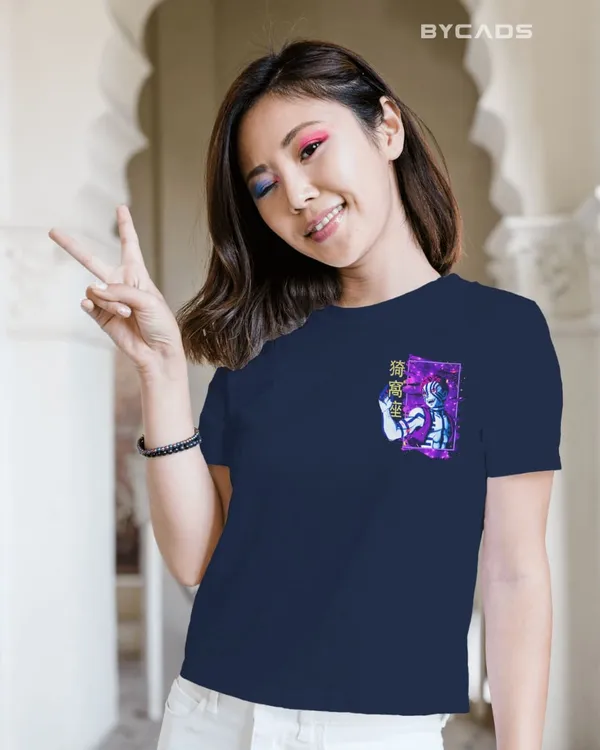 BYCADS_"Upper_Rank_Three"_Akaza_Anime_Graphic_Regular_Fit_T-Shirt