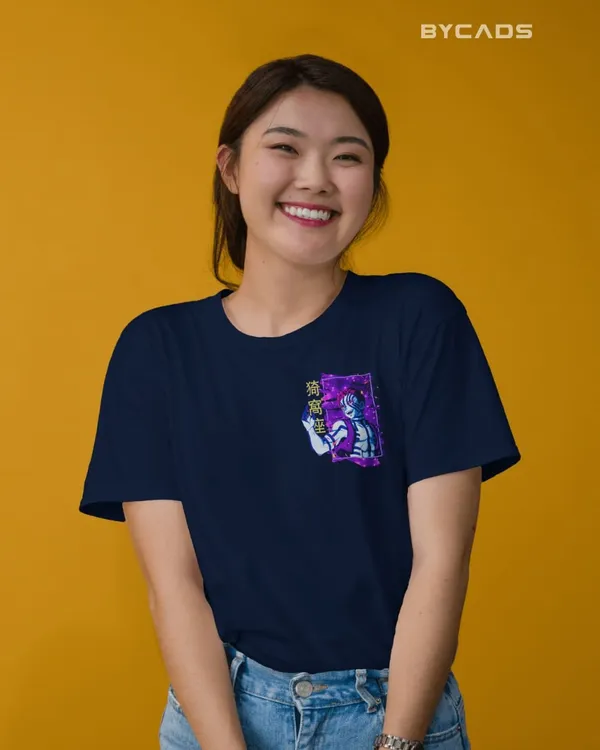 BYCADS_"Upper_Rank_Three"_Akaza_Anime_Graphic_Regular_Fit_T-Shirt