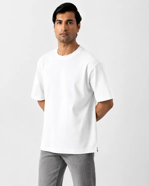 White_Oversized_T-Shirt_|_Premium_Heavyweight_Cotton_Drop_Shoulder_Plain_Tee