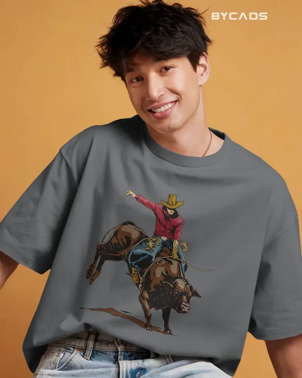 Grey_Cotton_Rough_&_Reckless_Cowboy_Bull_Ride_Tee