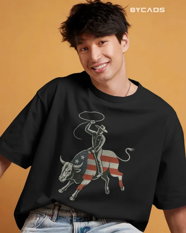 Black_Cotton_Ride_Free_Patriotic_Rodeo_Tee