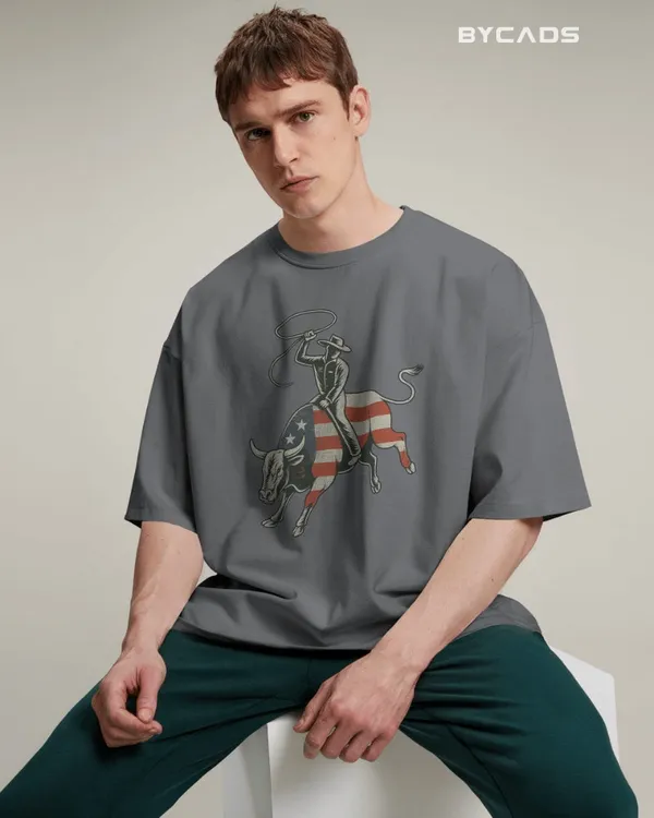 Grey_Cotton_Ride_Free_Patriotic_Rodeo_Tee