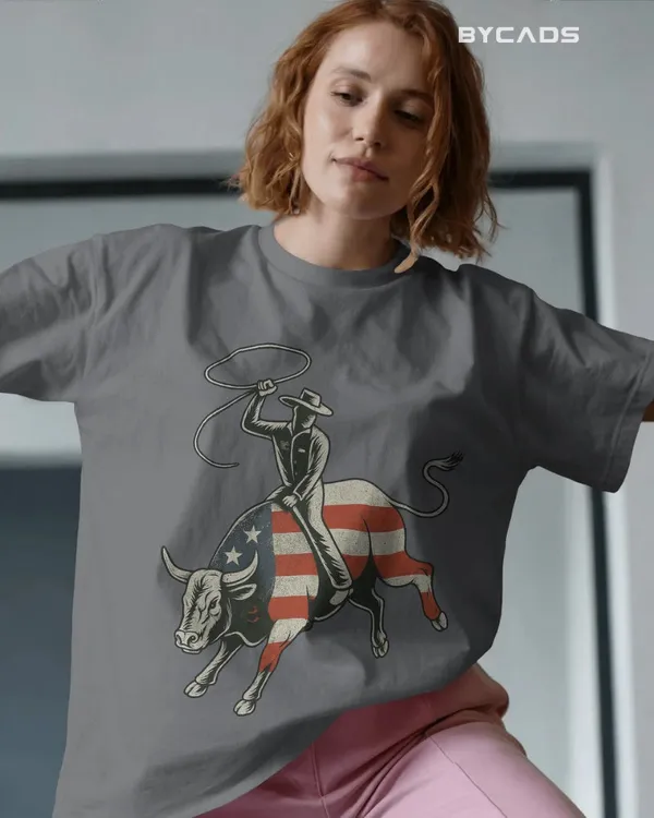Grey_Cotton_Ride_Free_Patriotic_Rodeo_Tee