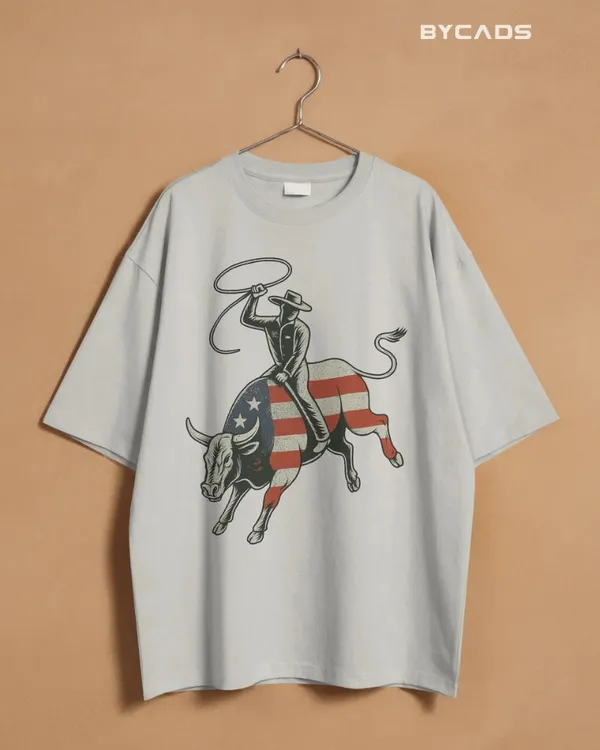 White_Cotton_Ride_Free_Patriotic_Rodeo_Tee