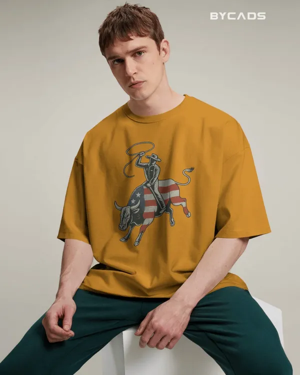 Yellow_Cotton_Ride_Free_Patriotic_Rodeo_Tee