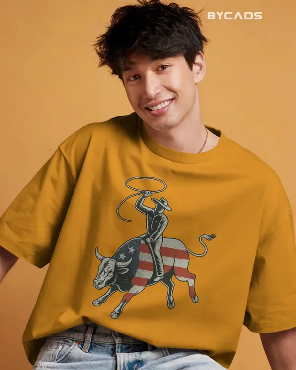 Yellow_Cotton_Ride_Free_Patriotic_Rodeo_Tee