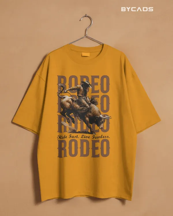Yellow_Cotton_Rodeo_Rush_Bull_Rider_Graphic_Tee