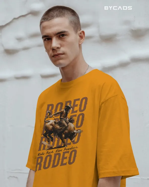 Yellow_Cotton_Rodeo_Rush_Bull_Rider_Graphic_Tee