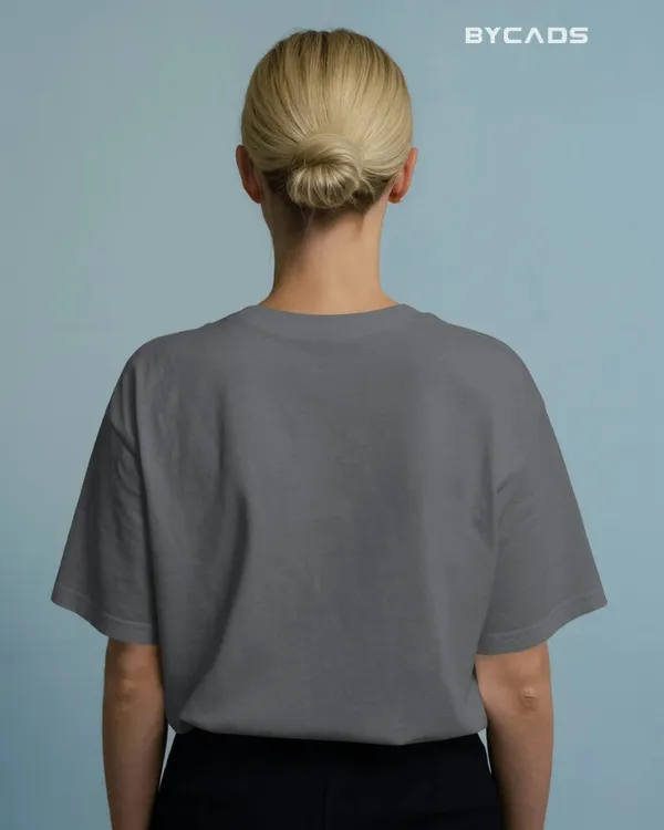 Grey_Cotton_Retro_Cowboy_Oversized_Unisex_T-Shirt_|_Vintage_Western_Style