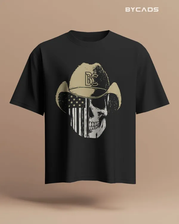 Black_Cotton_Cowboy_Skull_Oversized_Unisex_T-Shirt_|_Grunge_Western_Graphic