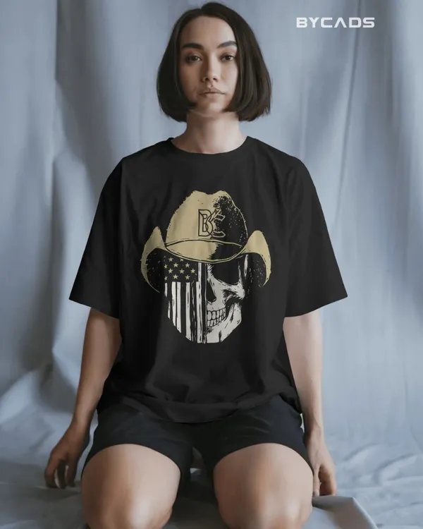 Black_Cotton_Cowboy_Skull_Oversized_Unisex_T-Shirt_|_Grunge_Western_Graphic