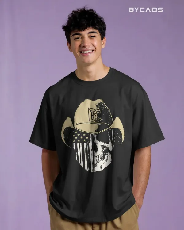 Black_Cotton_Cowboy_Skull_Oversized_Unisex_T-Shirt_|_Grunge_Western_Graphic