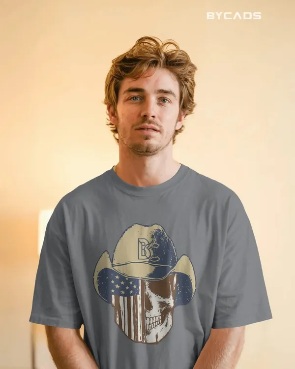 Grey_Cotton_Cowboy_Skull_Oversized_Unisex_T-Shirt_|_Grunge_Western_Graphic