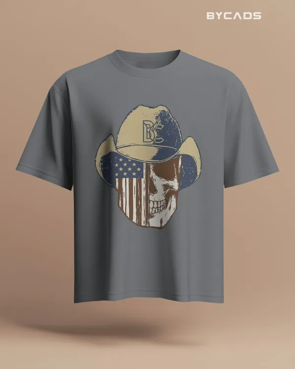 Grey_Cotton_Cowboy_Skull_Oversized_Unisex_T-Shirt_|_Grunge_Western_Graphic