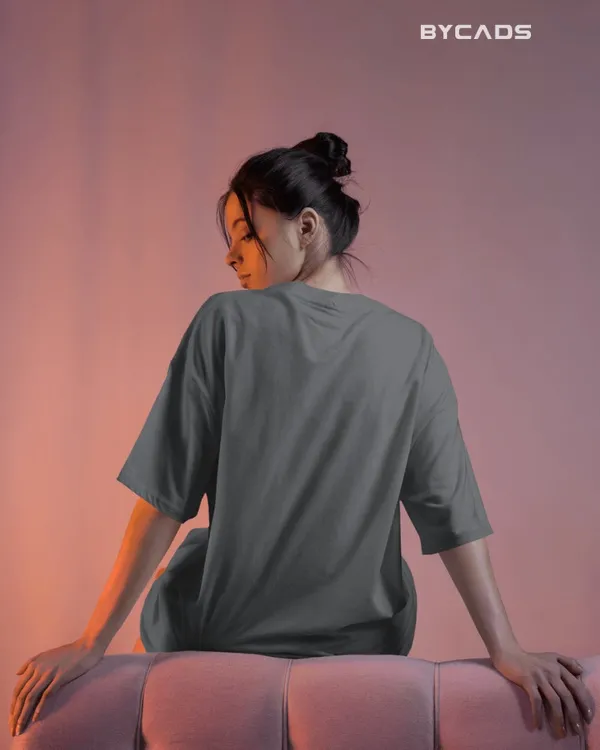 Grey_Cotton_Ride_Em_Cowboy_Oversized_Unisex_T-Shirt_|_Western_Streetwear