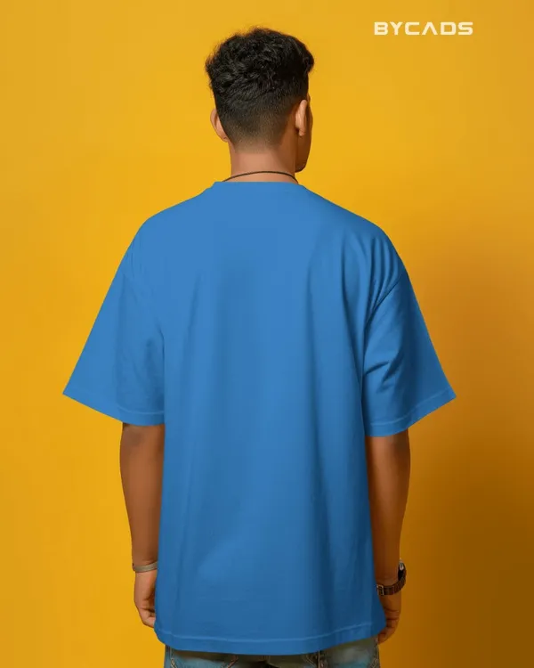 Blue_Cotton_Ride_Em_Cowboy_Oversized_Unisex_T-Shirt_|_Western_Streetwear
