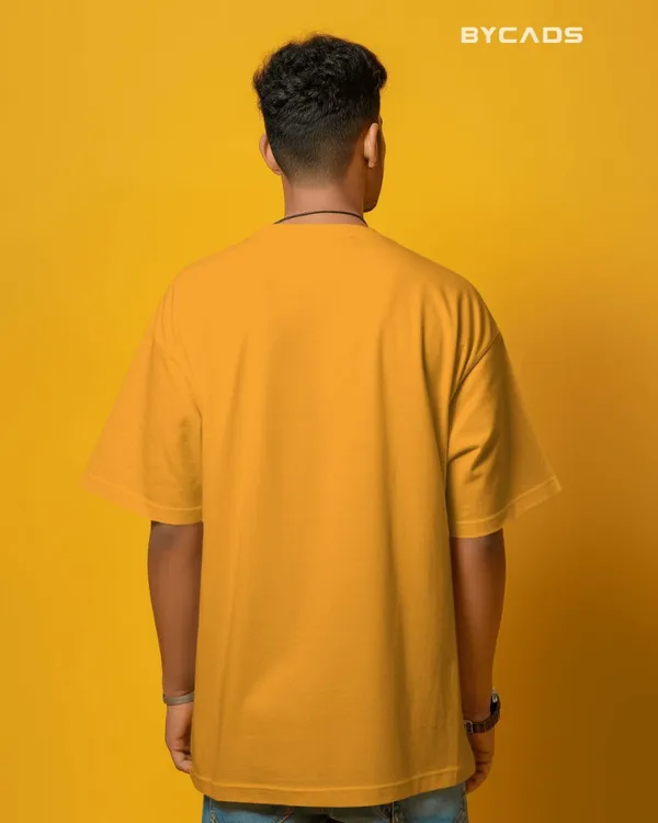Yellow_Cotton_Ride_Em_Cowboy_Oversized_Unisex_T-Shirt_|_Western_Streetwear