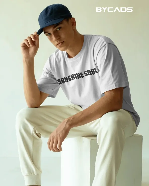 White_Cotton_Summer_Bear_Hand-Drawn_Graphic_Unisex_Tee
