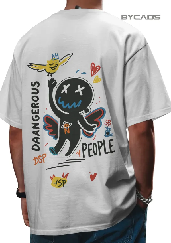 White_Cotton_Daangerous_People_Oversized_Streetwear_Graphic_Tee