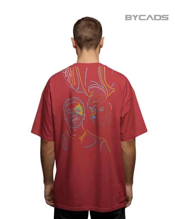 Red_Cotton_Twin_Faces_Duality_Graphic_Tee_|_Unisex_Streetwear_T-Shirt