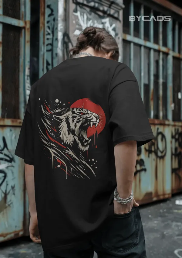 Black_Cotton_Crimson_Roar_Oversized_Tiger_Tee