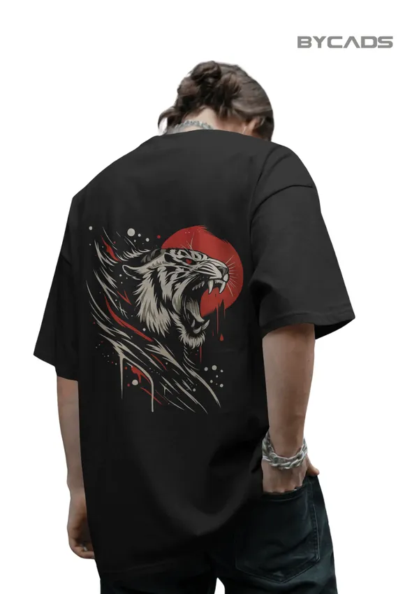 Black_Cotton_Crimson_Roar_Oversized_Tiger_Tee