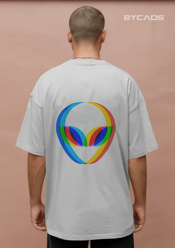 White_Cotton_Alien_Vibes_Oversized_T-Shirt_|_Trippy_Streetwear_Graphic