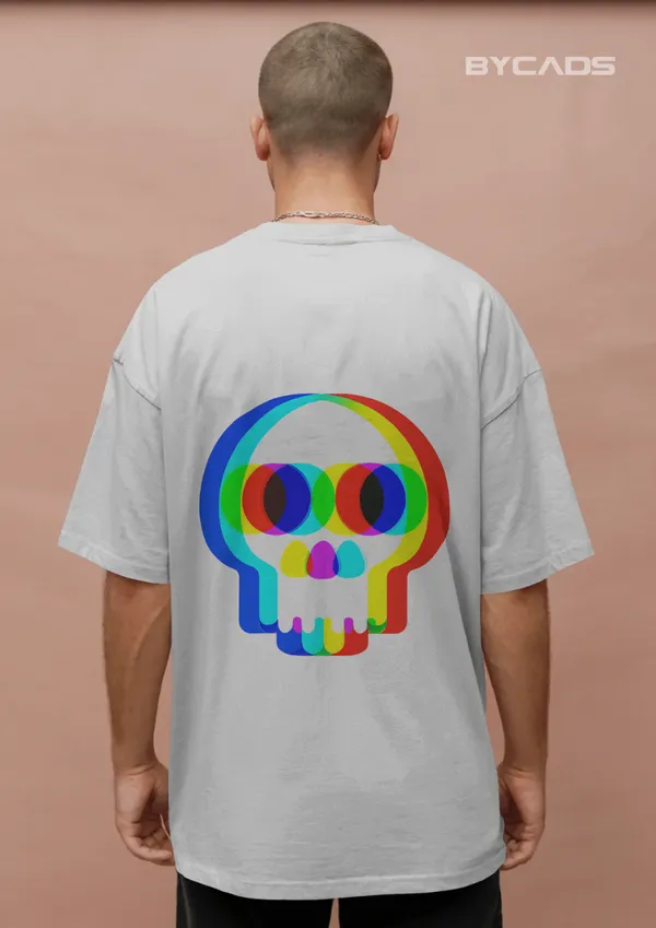 White_Cotton_Glitch_Skull_Streetwear_Tee_|_Bold_Pixel_Identity_Drop
