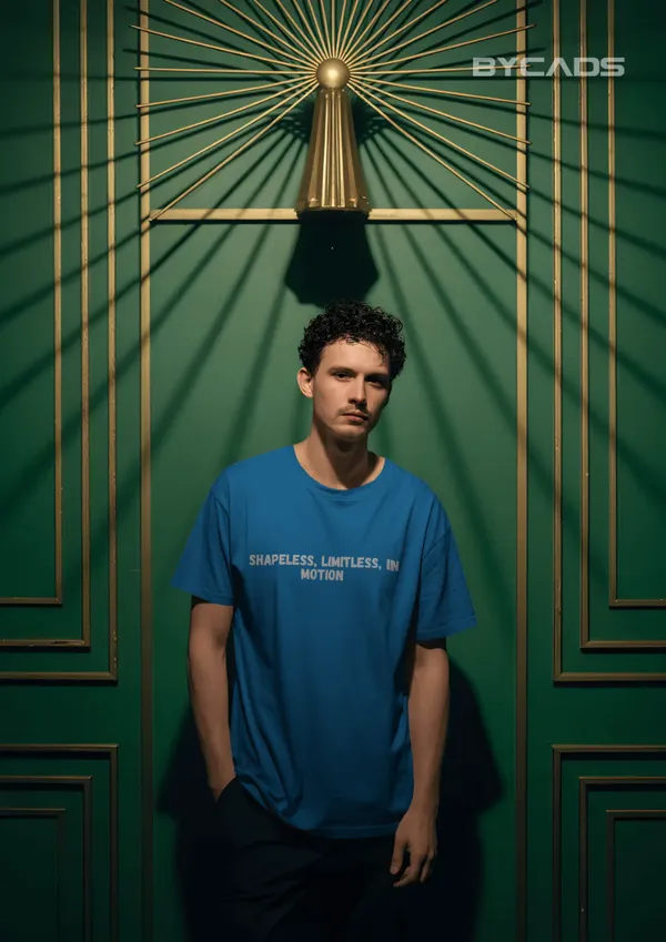 Blue_Cotton_Evolve_Mode_Tee_|_Heat_Signature_Of_Change
