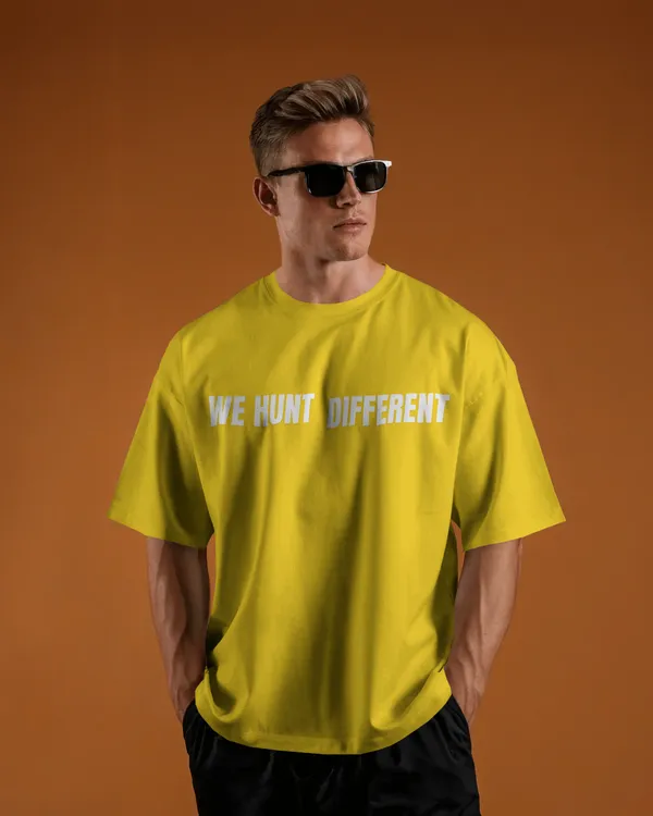 Yellow_Cotton_Lone_King_Lion_Statement_T-Shirt