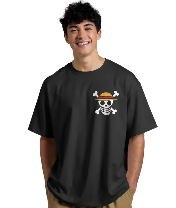 Black_Cotton_Anime_Straw_Hat_Oversized_T-Shirt