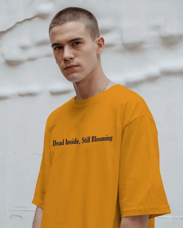 Yellow_Cotton_No_Signal_Unisex_Oversized_Tee
