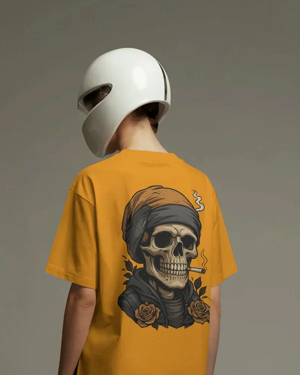 Yellow_Cotton_No_Signal_Unisex_Oversized_Tee