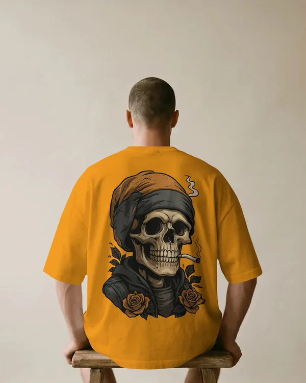 Yellow_Cotton_No_Signal_Unisex_Oversized_Tee