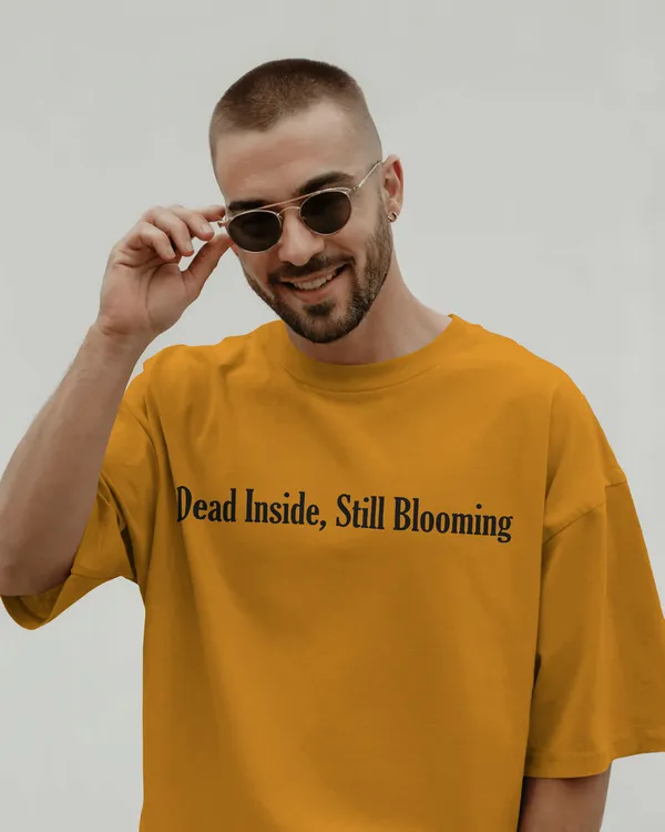 Yellow_Cotton_No_Signal_Unisex_Oversized_Tee
