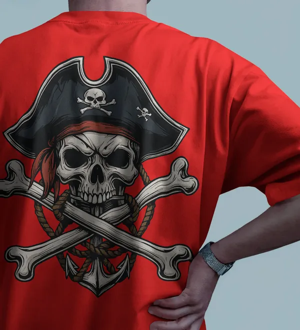Red_Cotton_Crossbones_Pirate_Skull_Oversized_T-Shirt_|_Street_Series_Drop
