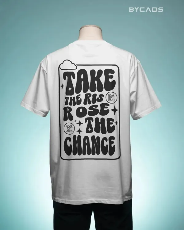 BYCADS_"Take_The_Risk"_Retro_Typography_Oversized_Cotton_T-Shirt