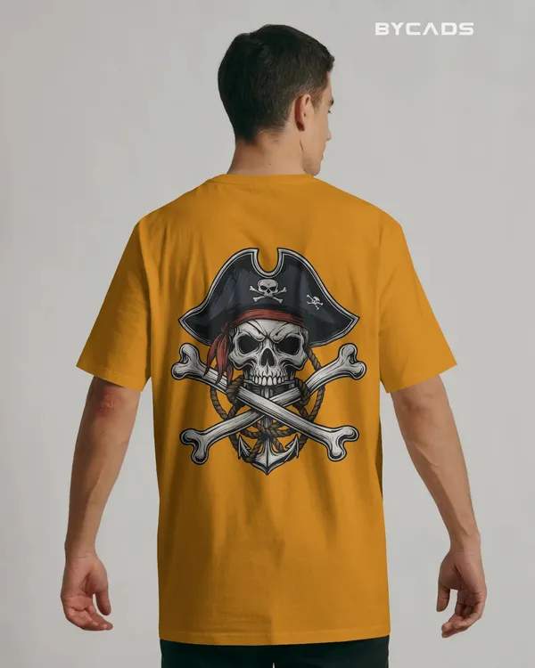 Yellow_Cotton_Crossbones_Pirate_Skull_Oversized_T-Shirt_|_Street_Series_Drop
