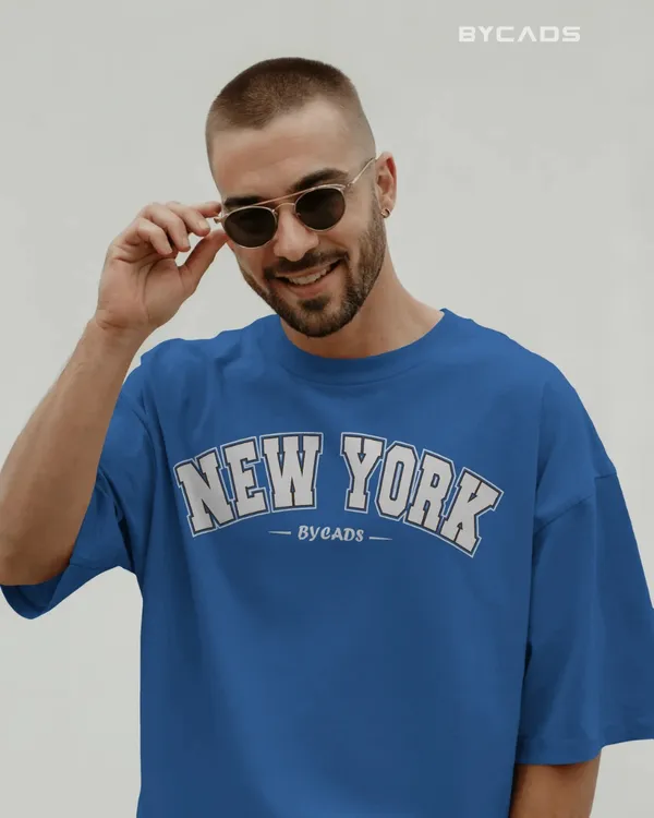 BYCADS_New_York_Oversized_T-Shirt_for_Unisex_|_Cotton_Blend_Drop_Shoulder_Relaxed_Fit_|_Casual_Streetwear_Unisex_Oversized_T-Shirt