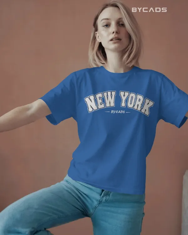 BYCADS_New_York_Oversized_T-Shirt_for_Unisex_|_Cotton_Blend_Drop_Shoulder_Relaxed_Fit_|_Casual_Streetwear_Unisex_Oversized_T-Shirt