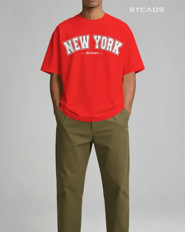 BYCADS_New_York_Oversized_T-Shirt_for_Unisex_|_Cotton_Blend_Drop_Shoulder_Relaxed_Fit_|_Casual_Streetwear_Unisex_Oversized_T-Shirt