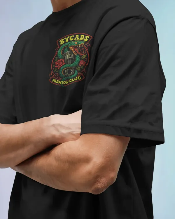 BYCADS_Snake_&_Piston_Graphic_Printed_Unisex_Oversized_T-Shirt_|_Drop_Shoulder_Relaxed_Fit_Streetwear_t-shirt