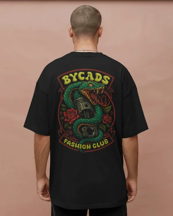 BYCADS_Snake_&_Piston_Graphic_Printed_Unisex_Oversized_T-Shirt_|_Drop_Shoulder_Relaxed_Fit_Streetwear_t-shirt