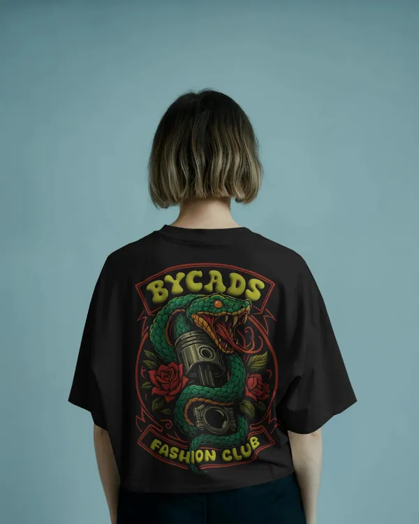 BYCADS_Snake_&_Piston_Graphic_Printed_Unisex_Oversized_T-Shirt_|_Drop_Shoulder_Relaxed_Fit_Streetwear_t-shirt
