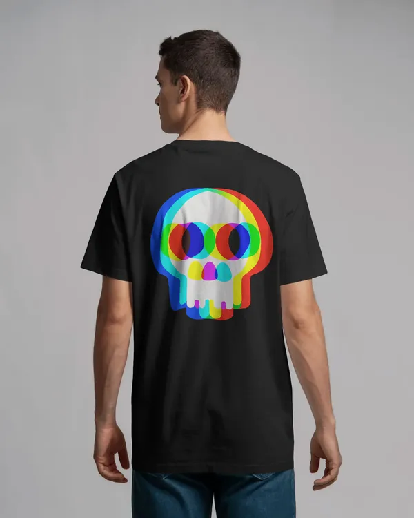 Black_Cotton_Glitch_Skull_Streetwear_Tee_|_Bold_Pixel_Identity_Drop